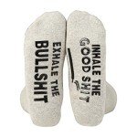 Udobuy Funny Stoner Socks - Novelty Weed Smoker Gift for Men, Husband, Boyfriend - Pothead Present