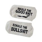 Udobuy Funny Stoner Socks - Novelty Weed Smoker Gift for Men, Husband, Boyfriend - Pothead Present