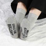 Udobuy Funny Stoner Socks - Novelty Weed Smoker Gift for Men, Husband, Boyfriend - Pothead Present