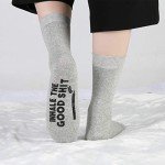 Udobuy Funny Stoner Socks - Novelty Weed Smoker Gift for Men, Husband, Boyfriend - Pothead Present