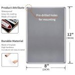 YOYI ART Vintage Weed Signs for Men Room - Metal Tin Signs for Man Cave Decor, Stoner Signs for Garage, Home Bar, Basement, Bedroom Wall Decor Art, Cool Gifts for Men, 8 x 12 Inch