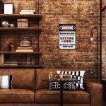 YOYI ART Vintage Weed Signs for Men Room - Metal Tin Signs for Man Cave Decor, Stoner Signs for Garage, Home Bar, Basement, Bedroom Wall Decor Art, Cool Gifts for Men, 8 x 12 Inch