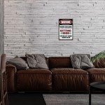 YOYI ART Vintage Weed Signs for Men Room - Metal Tin Signs for Man Cave Decor, Stoner Signs for Garage, Home Bar, Basement, Bedroom Wall Decor Art, Cool Gifts for Men, 8 x 12 Inch