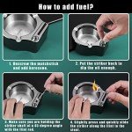 YUSUD Large Cigarette Ashtray with Permanent Match Lighter, Flint Fire Starter Ashtray, Fancy Metal Ash Tray Set for Weed, Cool Ashtrays for Cigars Outdoor Indoor Decor in Home Office