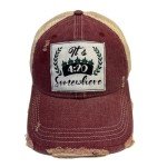 Popfizzy Weed Hat for Men and Women, It’s 420 Somewhere Marijuana Hat, Weed Gift for Weed Smokers (It’s 420 Somewhere)