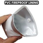 Jeuristic Ashtrays for Cigarettes Pocket Ashtray Pouch - Pack of 4 Premium Fireproof PVC Smell Proof Portable Ashtray Outdoor Butt Disposal Cool Travel Ashtrays Cute Fancy Ash Tray Black and White