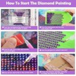 KEYIFA 5D Diamond Painting Smoking Gnome Diamond Art Kits for Adults, Round Full Drill Gnome Diamond Painting Kit for Beginner, DIY Gems Art Craft for Home Wall Decor 12x12 inch