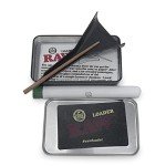 RAW Pre Rolled Cone Loader: 1-1/4 Size, King, & 98 Special Mess Free Perfect Cone Packer – 5 Piece Kit – Static Free Scoop Card, Funnel, & Packing Tool, RAWthentic Tin