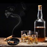 Escest Ash Tray For Cigarettes & Cigar (Pack of 4) Round Plastic Melamine Tabletop Ashtrays, Assorted Colors - For Indoor/Outdoor, Patio, Restaurant Style