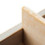 Wooden Stash Box with Rolling Tray Stash Box Combo to Organise your Herbs and Accessories - Rolling Kit with Removable divider - Large stash box and Jewelry box (Vintage White)