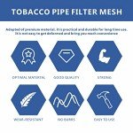 60 Pieces 1/2 Inch Stainless Steel Mesh Clean Screens with Tapered Design, 0.5 Inch Size, Along with a 3-in-1 Cleaning Tool, Brush, and Stainless Steel Storage Box
