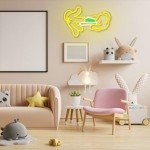 LULANMP Holding Neon Sign for Wall Decor Glove Neon Light Green Leaf LED Neon Sign for Bedroom Living Room Shop Mall Supermarket Bar Man Cave Decoration(16.7"*11")