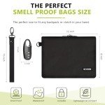 Smell Proof Bag Travel Storage Case Activated Charcoal Pouches Durable Odorless Medicine Organizer