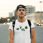 8Pcs Weed Iron on Patches Green Marijuana Leaves Pot Cannabis Smoking Happy 420 Have a Dope Sew on Embroidered Applique Repair Patch DIY Craft Accessories for Stoner Clothing Jacket Jeans Backpack Hat