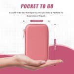 Marvero Smell Proof Bag – Smell Proof Stash Box with KS Tubes, Waterproof & Odor Proof Bag, Stash Box For Your Accessories,Travel Essentials for Men (Pink)