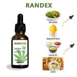 (2 Pack) 5000mg Organic Cold-Pressed Hemp Oil - Rich in Omega 3-6-9 - Natural Hemp Drops - Made in USA
