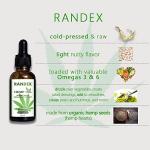 (2 Pack) 5000mg Organic Cold-Pressed Hemp Oil - Rich in Omega 3-6-9 - Natural Hemp Drops - Made in USA