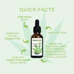 (2 Pack) 5000mg Organic Cold-Pressed Hemp Oil - Rich in Omega 3-6-9 - Natural Hemp Drops - Made in USA