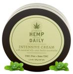 Premium Hemp Extract Daily Intensive Cream - Muscle, Knee, Back, Joint and Shoulder Topical Rub - Organic | 1.7 Ounces (Classic Mint, Pack of 1)