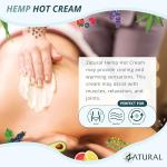 Zatural Hemp Hot Cream with Essential Oil Blend, Aloe, Hemp, and More (8oz 2-Pack)