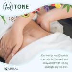 Zatural Hemp Hot Cream with Essential Oil Blend, Aloe, Hemp, and More (8oz 2-Pack)