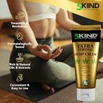 5kind Extra Strong Hemp Cream 3.4 fl oz- Maximum Strength - Natural Soothing Relief Joint Cream - Muscle Rub for Lower Back, Joints, Neck, Knees & Shoulders