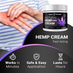 HEMP POWER Joint Muscle Relief Cream, with Hemp, Menthol, MSM Arnica, Support Your Back, Muscles, Joints, Neck, Shoulder, Knee, Nerves - 4 Fl Oz