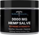 Medical Miracles Hemp 3000 Mg Extreme Strength Hemp Salve : Ideal for Hips, Joints, Neck, Back, Elbows, Fingers, Hands, and Knees Made in USA