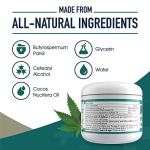 MARS WELLNESS MG+ Hemp Pain Cream (4 oz) - Maximum Strength Arnica & Magnesium Cream for Sore Legs, Joints & Muscle Cramps - Unisex Adults