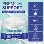 Nodfens Hemp Cream for Back, Knees, Neck, Fingers, Muscle Relaxer with Original Plant Extracts - Mineral Oil, Glycerin, Isopropyl Myristate, Oenothera for More Soothing