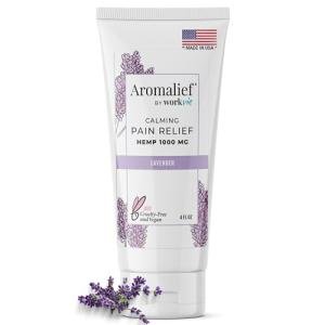 Hemp Cream with Lavender Aromatherapy - 1000MG Made in USA - Muscle & Joint Relief - Menthol, Glucosamine, Chondroitin MSM - Vegan