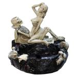 Cigar Ashtray Halloween Skull Sexy Man Large Cigarette Ashtrays Stand Use as Outdoor Indoor Cool Resin Decoration Birthday Gift for Husband Boyfriend Lady Girl Women by LLAMEVOL