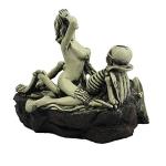 Cigar Ashtray Halloween Skull Sexy Man Large Cigarette Ashtrays Stand Use as Outdoor Indoor Cool Resin Decoration Birthday Gift for Husband Boyfriend Lady Girl Women by LLAMEVOL