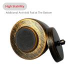 WUSIFIE Ash Tray, Large Outdoor Ashtray with Lid, Ashtray for Outside Patio, Stainless Steel Windproof Smokeless Ash Tray for Balcony, Ashtrays for Smokers, Cigar, Home Office Decoration