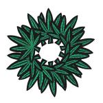 NUANNUAN 20 Pcs Pot Leaf Patches Embroidery Boho Weed Retro Applique Iron-on Patch Green Bud Plant Cute Badges Logos Ganja Marijuana Decal Sew On Fabric DIY Repair, for Backpack Jean Jacket Clothing