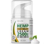 Hemp Cream by Eclipse - Help Support Relieve Discomfort in Knees, Joints, and Lower Back - Natural Hemp Extract Cream - Made in USA - 2 Pack