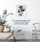 Banksy Poster - 8x10 Funny Gangster Snow White Hand Grenade - Urban Graffiti Wall Art Decor, Room Decoration for Bedroom, Dorm, Living Room - Gift for Teens, Street Art Fans, Men Women