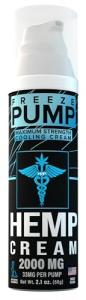 HMP Brands – Hemp Cream for Maximum Strength Support, 2000MG Hemp Cooling Muscle Body Cream, Discomfort Relief w Menthol Ideal for Muscle, Body, & Joint Support, Natural Formula Made in USA 2.1oz