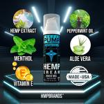 HMP Brands – Hemp Cream for Maximum Strength Support, 2000MG Hemp Cooling Muscle Body Cream, Discomfort Relief w Menthol Ideal for Muscle, Body, & Joint Support, Natural Formula Made in USA 2.1oz