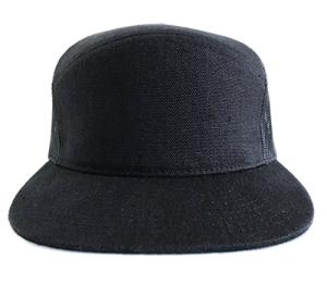 HEMPZOO Hemp Arch Trucker Cap Black