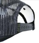 HEMPZOO Hemp Arch Trucker Cap Black