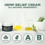 WELLUTION Hemp Cream - All-Natural Hemp Oil Extract - Extra Strength Massage Lotion with Arnica, Vitamins E & A - 4 oz