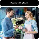 roygra Foldable Rolling Tray Set with Cone Loader, Cone Filler, Blunt Roller - Pre Roll Machine, Metal Rolling Machines for King Size or 1-1/4 Size Cones, Smoking Accessories, 9 x 4 inch - Black