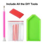 KTHOFCY 5D DIY Diamond Painting Kits for Adults Kids,Vibrant Plant Theme Full Drill Embroidery Cross Stitch Crystal Rhinestone Paintings Pictures Arts Wall Decor Painting Dots Kits 11.8X11.8 inch