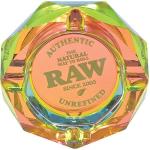 RAW Rainbow Glass Ashtray by DeLaCruzV.
