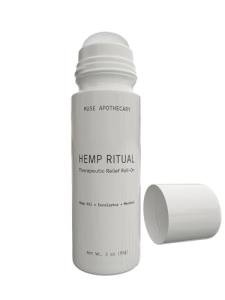 Muse Apothecary Hemp Ritual - Therapeutic Relief Roll-On, USDA Certified Organic Hemp Seed Oil, Post-Workout Recovery, Helps Relieve Arthritis, Muscle & Joint, Tension & Discomfort