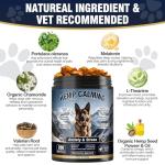 Calming Chews for Dogs 200ct Hemp Dog Calming Chews - Anxiety and Stress Relief Treats Melatonin Bites Sleep Aid for Small/Medium/Large Dogs Calm Dog - Separation, Fireworks, Thunder, Barking,Chewing