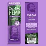 ZIG-ZAG Hemp Wraps 25-Pack - OG Purp (2 Wraps Per Pack) 100% Natural, Slow-Burning Hemp Wraps