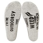 Udobuy Funny Socks: Stoner Gift, Words on Socks, Funny Gift for Smokers and Potheads