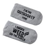 Udobuy Funny Socks: Stoner Gift, Words on Socks, Funny Gift for Smokers and Potheads